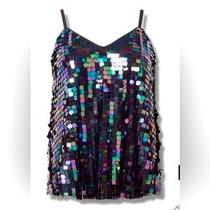 NWT Sophie Sequin Swing Cami Tank! Size 1